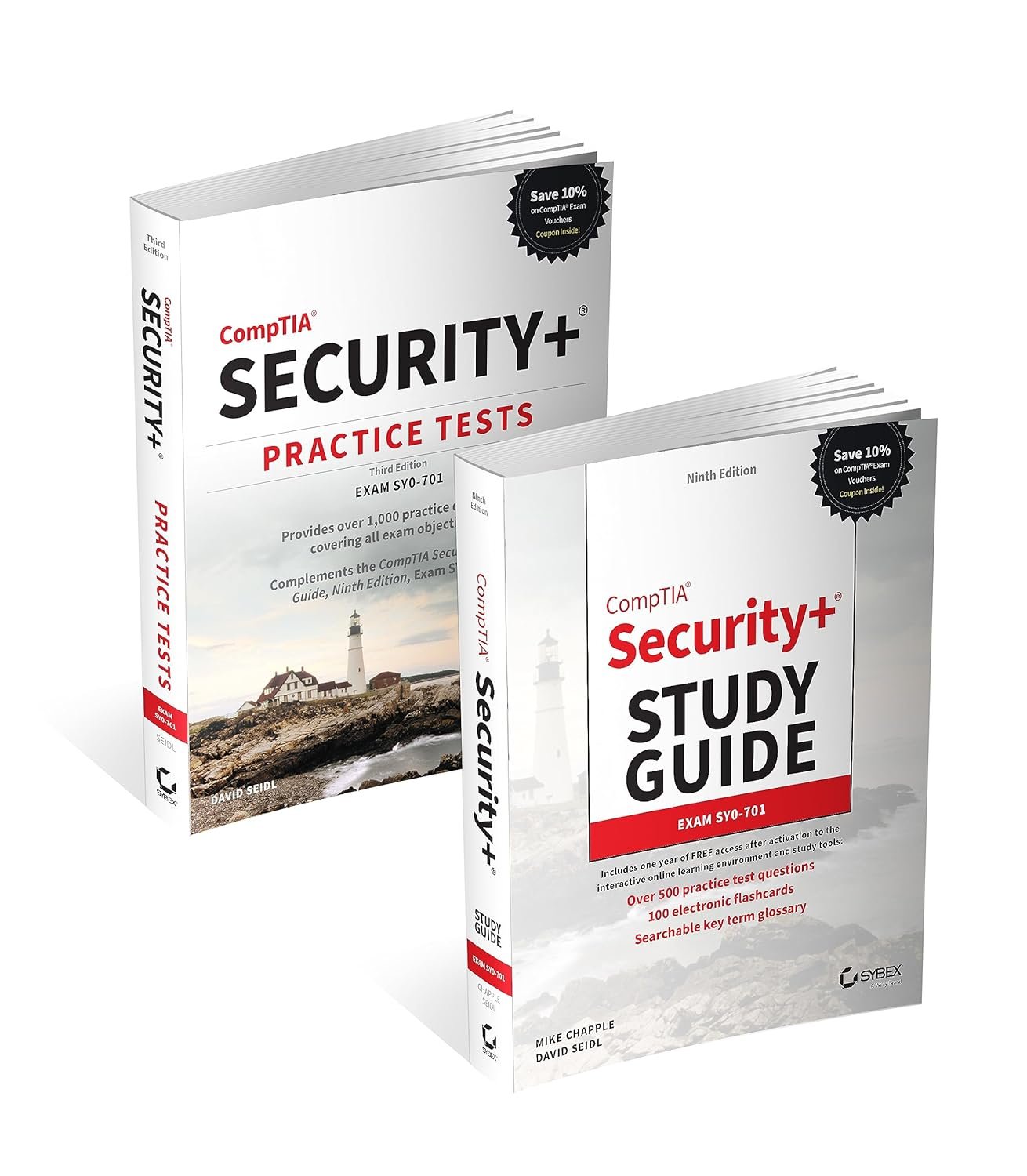 The CompTIA Security+ Certification Kit includes CompTIA Security+ Study Guide Exam SY0-701 CompTIA Security+ Certification Kit: Exam SY0-701 (Sybex Study Guide) - Image 1